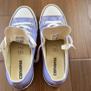Lavender Converse size 9